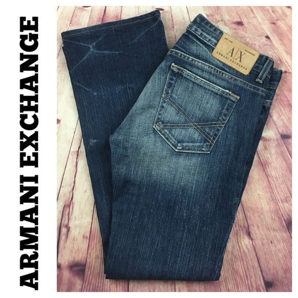 A/X Armani Exchange Denim - 💸DISTRESSED Armani Exchange Ultra LowRise size 6R
